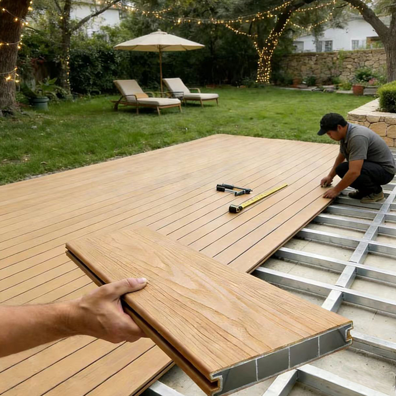 Aluminun Wpc Flooring